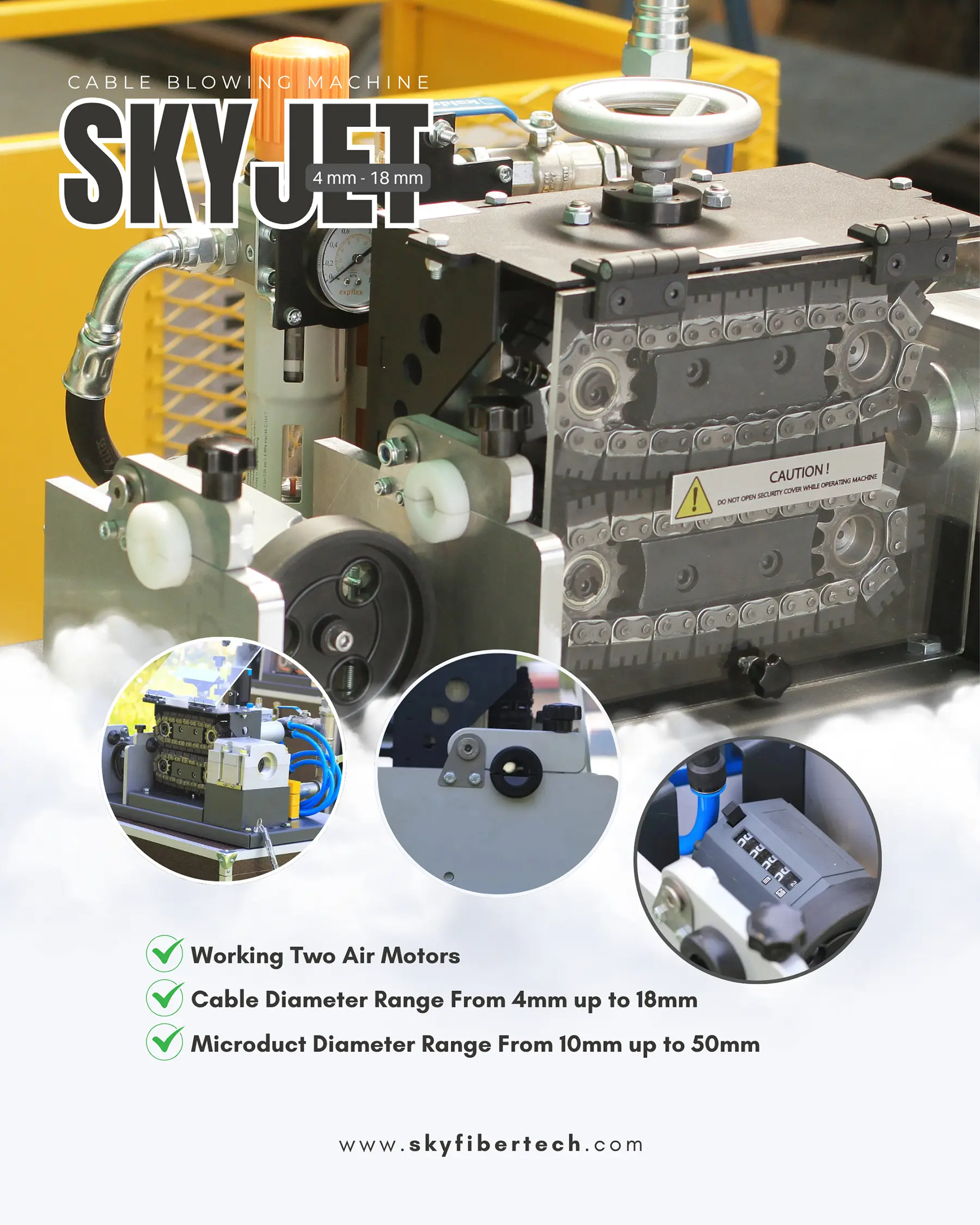 Cable Blowing Machine SkyJET