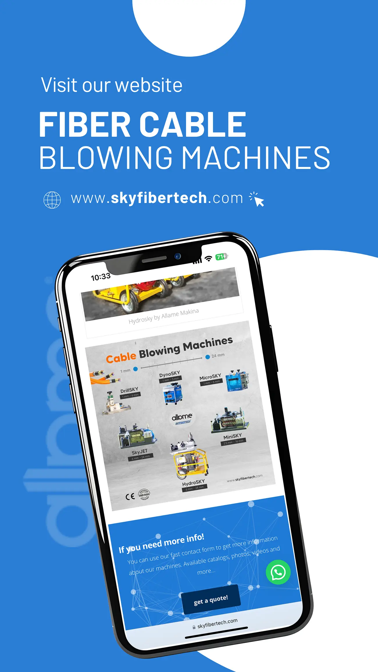 Fiber Cable Blowing Machine Web Site