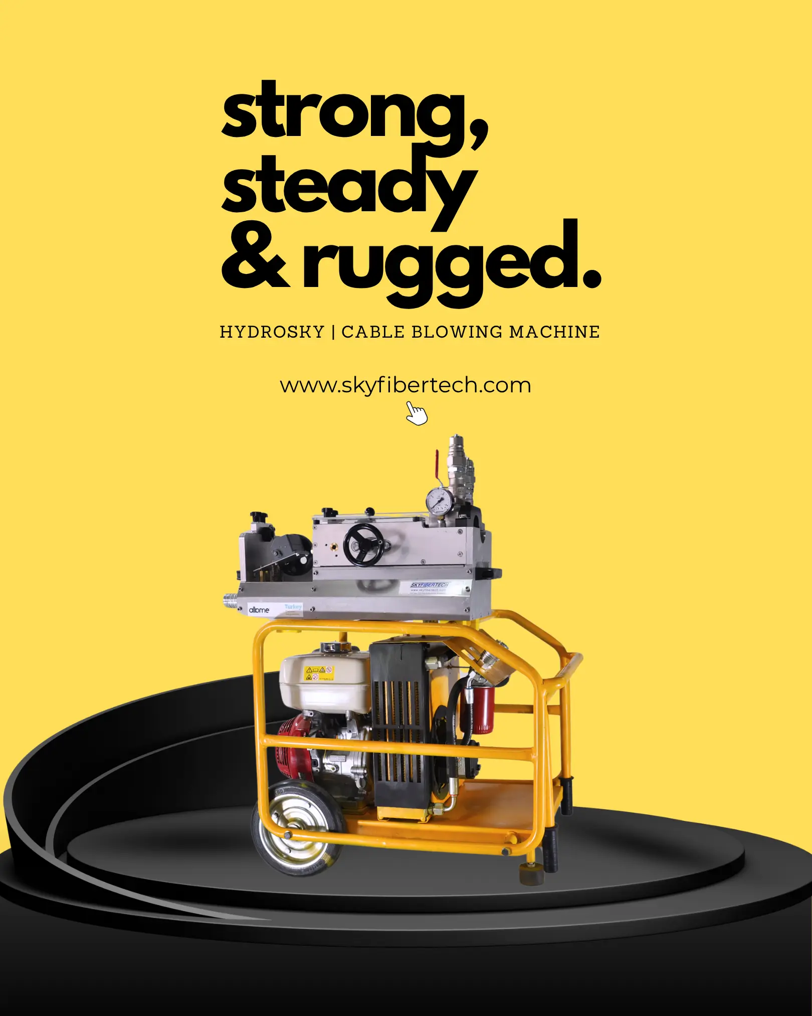 Fiber Optic-Cable Jetting Machine HydroSKY Fiber Optic-Cable Jetting Machine HydroSKY
