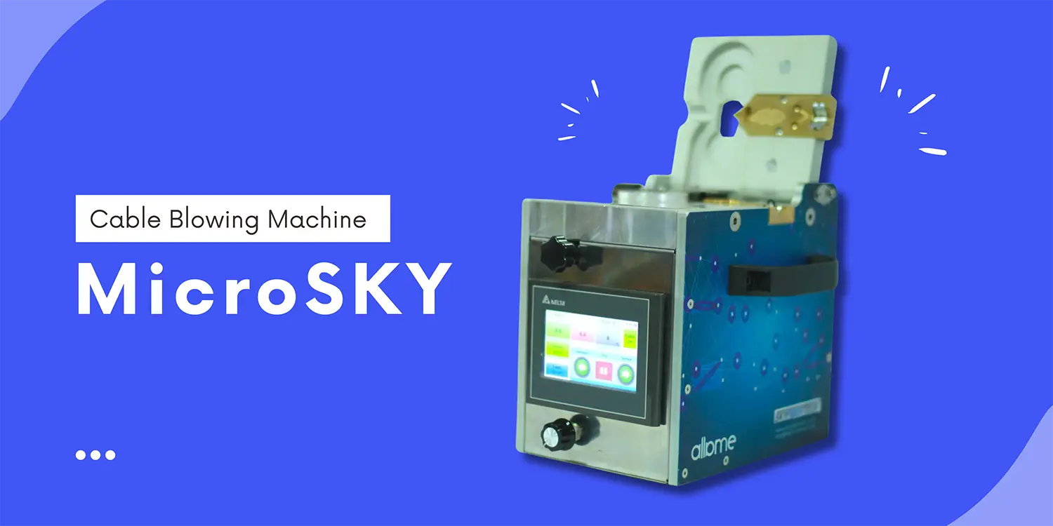 Fiber Optic Cable Jetting Machine MicroSKY