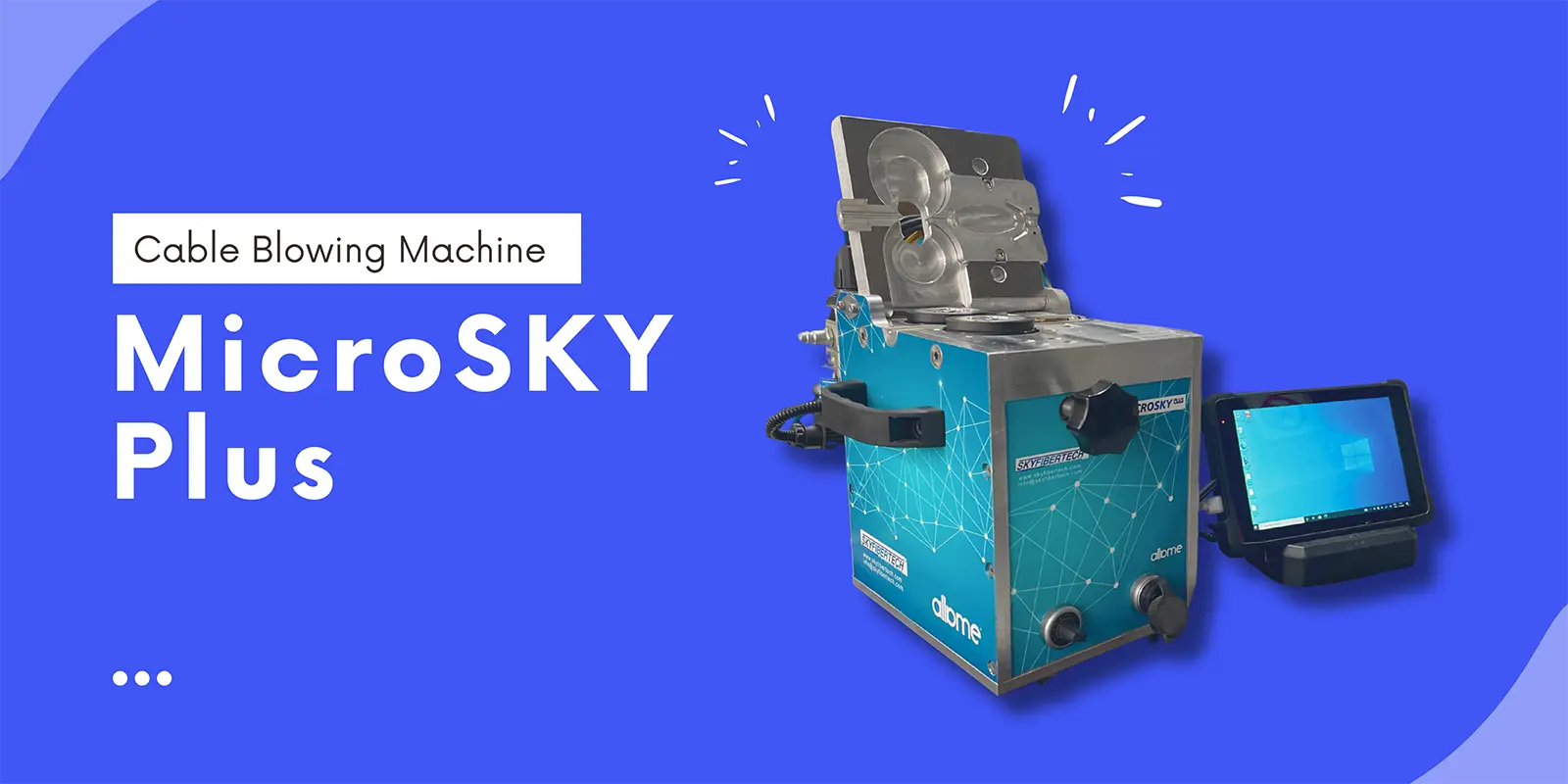 Fiber Optic Cable Jetting Machine MicroSKY PLUS