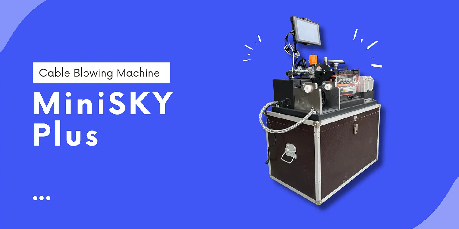 Fiber Optic Cable Jetting Machine MiniSKY PLUS